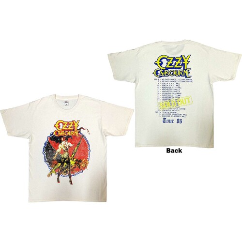 Ozzy Osbourne Unisex T-Shirt: The Ultimate Sin Tour '86 (Back