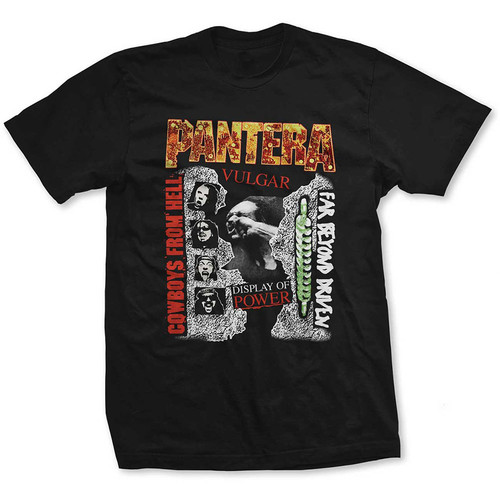 Pantera Unisex T-Shirt: Snake & Skull by Pantera