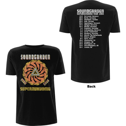 Soundgarden Unisex T-Shirt: Superunknown Tour '94 (Back Print) by