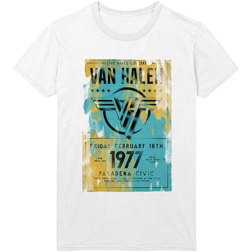 ASOS DESIGN t-shirt with Van Halen world tour print