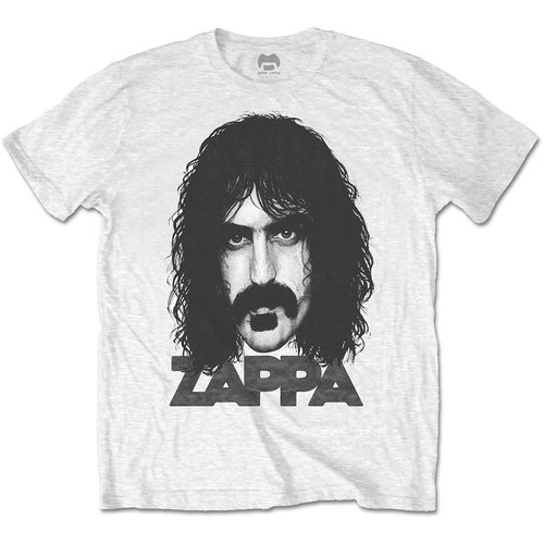 T-shirt Frank Zappa Music Gift - Coton, Pleine Taille, Manches Courtes, Blanc, Tailles S à 5XL